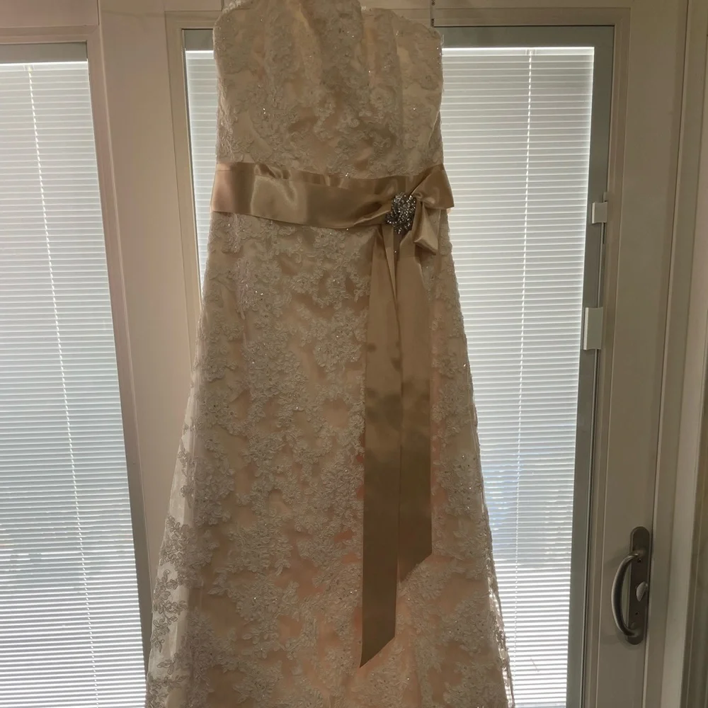 Maggie Sottero- “Karena Royale.” Strapless wedding gown, size 12, New with tags. - Picture 4 of 12
